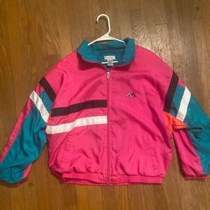 Vintage Lavon Lined Track Running Jogging Suit Jacket And Pants Womens Sz Large